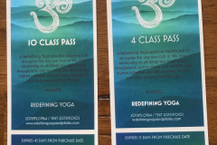 Yoga classes!  Certificates for 4 or 10 classes at ReDefining Yoga & Pilates Yoga studio in North Windham